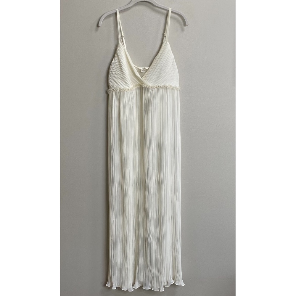 Flora By Flora Nikrooz Ivory Pleated Nightgown Size XL